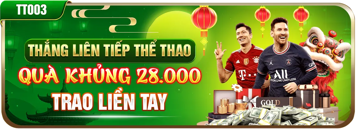 Tiền Thưởng Chào Mừng Nổ Hũ